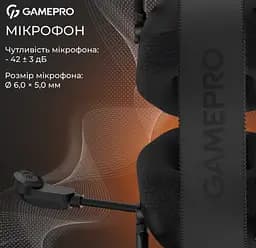 Игровые наушники GamePro HS-120-B Mercury Genesis Black - мініатюра 7