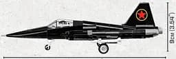 Конструктор COBI літак МіГ-28 TOP GUN 5859 - мініатюра 6