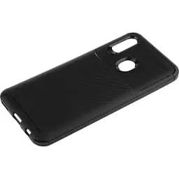 Чохол-накладка Toto TPU Carbon Fiber 1.5 mm Case HuAwei P Smart 2019 Black - мініатюра 4