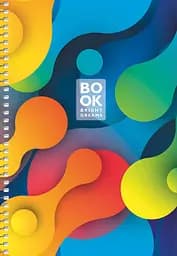 Тетрадь для записей Student А5, в клеточку, спираль, 80 л., Абстракция капли (A5-SC-080-6099K)