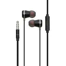 Навушники метал Hoco M16 Ling Sound чорні 6957531051701