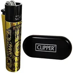 Запальничка Clipper Metal Leaf Or Gold