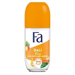 Дезодорант роликовий Fa Ритми островів Bali Kiss аромат манго і квітки ванілі, 50 мл