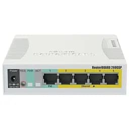 Коммутатор управляемый уровня 2 Mikrotik RB260GSP (CSS106-1G-4P-1S)