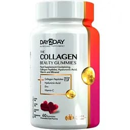 Колаген Orzax Day2Day The Collagen Gummies, 60 желейок для підтримки шкіри, волосся і нігтів