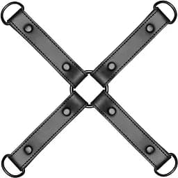 Хрестовина Bedroom Fantasies Hogtie 4 - Way RestRaint Cross - Black