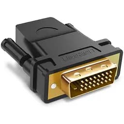 Переходник DVI 24+1 M to HDMI F black Ugreen (20124)