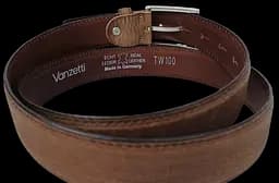 Ремінь чоловічий Vanzetti Vintage 116 см 3.3 см шкіра Коричневий - мініатюра 8
