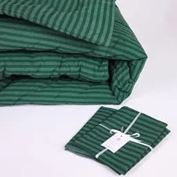 Ковдра MirSon демі №134 Сolor Fun Line Stripe Emerald вовна 110х140 см (2200010857085) - мініатюра 5