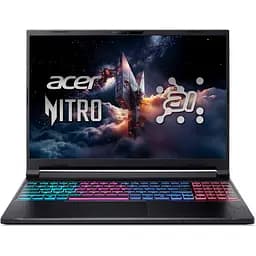 Ноутбук Игровой ACER Nitro V16S AI ANV16S-61-R7T3, AMD Ryzen AI 9 365 до 5GHz, 16" WQXGA, 32GB, SSD 1TB, NVIDIA GeForce RTX 5070 8GB, Free DOS