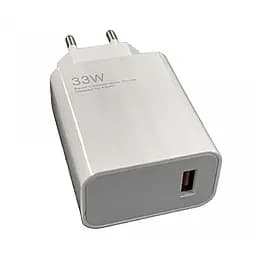 Зарядний пристрій адаптер живлення блок Xiaomi 33 W (1 USB-A)