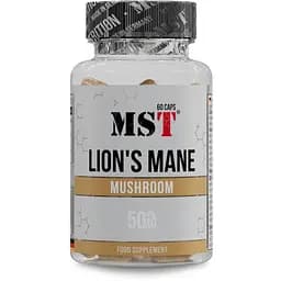 Екстракт гриба їжовик гребінчастий MST Lion's Mane Mushroom, 60 капсул для підтримки мозку та нервової системи