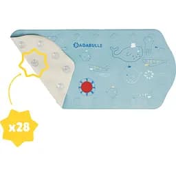 Килимок для ванни Badabulle XXL, з індикатором температури, синій (B023014) - мініатюра 3