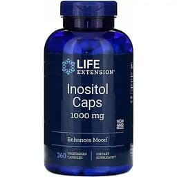 Инозитол Life Extension Inositol 1000 мг 360 вегетарианских капсул