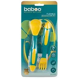 Набір столових приладів Baboo, від 6 міс., 2 предмети, бірюзовий (10-037) - мініатюра 6