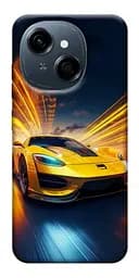 Чохол Demsky Yellow Porsche для Tecno Spark Go 1