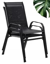 Комплект садових меблів Garden Line Sofa Black - мініатюра 4
