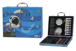 Набор для рисования и творчества Космонавт в чемоданчике, 68 предметов, 13546