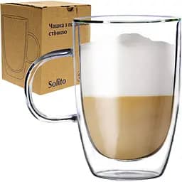 Чашка з подвійною стінкою S&T Соліто 400 мл (201-13)