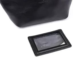 Жіноча косметичка зі шкіри Amelin Grande Pelle 11302 чорна - мініатюра 3