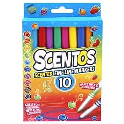 Набор маркеров Scentos Тонкая линия ароматные для рисования 10 цветов (40720)