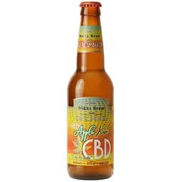 Напиток слабогазированный Mikki Brew CBD Kombucha Green Apple Kiwi 0.35 л