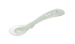 Ложка Beaba силіконова 8+ пастельно-зелена (913627)