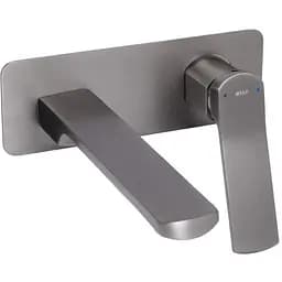 Змішувач для раковини Qtap прихованого монтажу Slavonice, Gunmetal Black PVD (k35) QTSLA273GMB45920