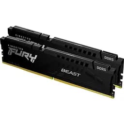 Модуль пам'яті Kingston Fury DDR5 64GB (2x32) 5600Mhz Beast Black (KF556C36BBE2K2-64)