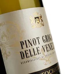 Вино Aristocratico Pinot Grigio Delle Venezie DOC біле сухе 0.75 л - мініатюра 3