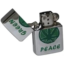 Запальничка бензинова Star Green Peace в подарунковій упаковці - мініатюра 2
