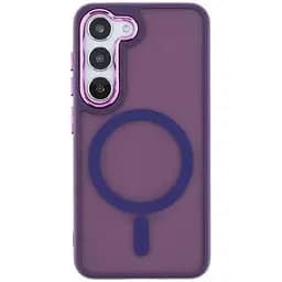 Чохол TPU Space Magnetic Color with Magsafe Samsung Galaxy S23+ 5G Dark Purple (35376_3345913)