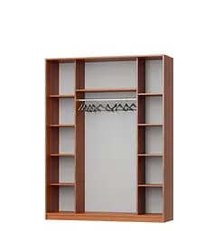 Шафа-купе дводверна MebelStar Комбо AL 2 Дзеркала 170x60x210 см Дуб тахо (MBS-3534) - мініатюра 2