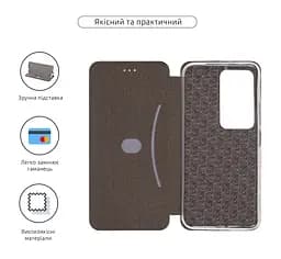 Чехол-книжка для Xiaomi Redmi 15 4G, G-Case, черный, кожаный чехол-книга из экокожи (PU) и TPU, с магнитом, с подставкой и вместительным кардхолдером, противоударный, защита всего корпуса, ArmorStandart (ARM85424) - мініатюра 3