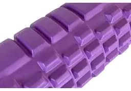 Масажний ролик EasyFit Grid Roller 33 см v.1.1 Фіолетовий (EF-2020a-V) - мініатюра 3