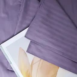 Простирадло Moon&Star Soft Lilac Satin Stripe Gold Люкс 110х160 см (MS-860000255) - мініатюра 3