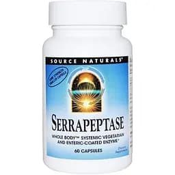 Серрапептаза Source Naturals Serrapeptase 60 капсул