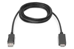 Кабель Assmann DP-HDXiaomi 2M AK-340303-020-S Black - мініатюра 2