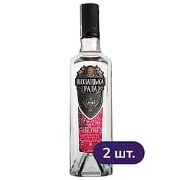 Упаковка горілки Козацька Рада Класична 40% 0.5 л x 2 шт.