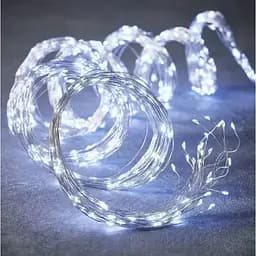 Новогодняя конусная гирлянда 2 м 20 нитей 400 LED лампочек Белый