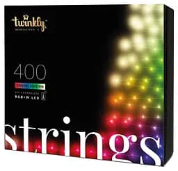 Twinkly Smart LED Гірлянда Twinkly Strings RGBW 400, Gen II, IP44, довжина 32м, кабель чорний