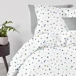 Комплект постільної білизни Cosas Color blots CS3 Двоспальний бежевий (ColorBlotsV2_El160-Grey_180) - мініатюра 2