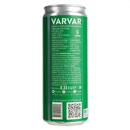Пиво Varvar Hoppy Lager світле нефільтроване 5.6% 0.33 л з/б - мініатюра 3