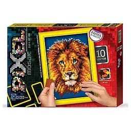 Набір для творчості "Мозаїка Піксель: Лев" РМ-01-06, 21х29,7 см, рамка в наборі