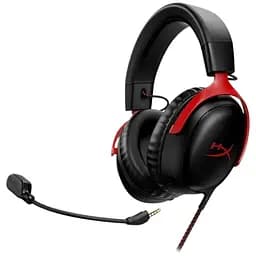 Навушники HyperX Cloud III з мікрофоном Black/Red (727A9AA)