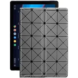 Чохол StatusCASE з екошкіри для планшету Google Slate M3 Сірий ромб