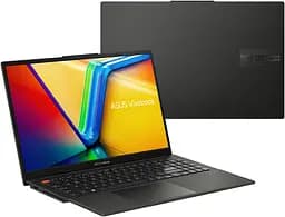 Ноутбук ASUS Vivobook S 15 K5504VN-L1032WS 15.6' FHD OLED, Intel i5-13500H, 16GB, F512GB, IntelA370M-4, Win11, Чорний (90NB0ZQ2-M00120) - мініатюра 2