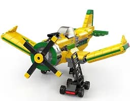 Конструктор літак Mould King  Brazilian Propeller Racing Aircraft бразильський пропелерний гоночний авіація 562 деталі