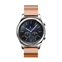 Металевий ремінець Watchbands Stainless Steel для Samsung Gear S3 Samsung Galaxy Watch 46mm Silver - рожево-золотий (WB005METALROSEGOLD) - мініатюра 3