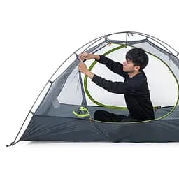 Двомісний ультралегкий намет Naturehike NH15Z006-P (Темно-зелений) - мініатюра 4